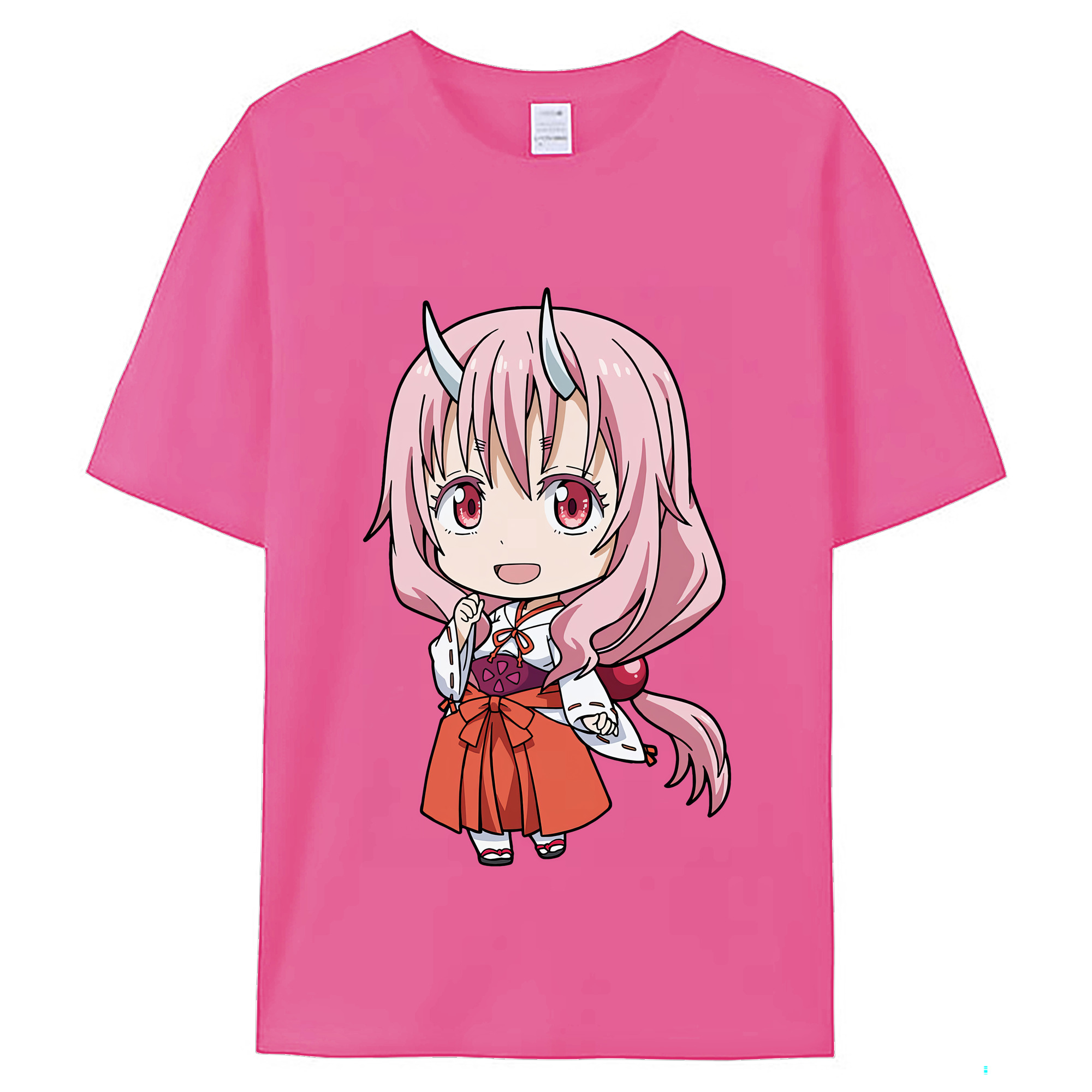 （画像用） 転スラ Regarding Reincarnated to Slime レディースカジュアルプリントTシャツ（綿100％）